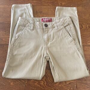 ARIZONA JEAN COMPANY Khaki Boys Jeans Adjustable Waist Sz 8